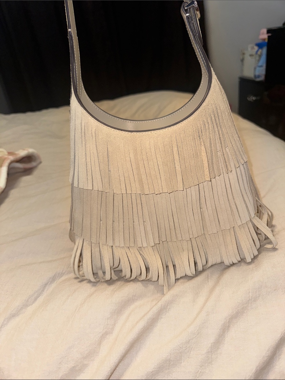 Kate Spade - Suede Fringe 454 Shoulder Bag - Picture 13 of 14